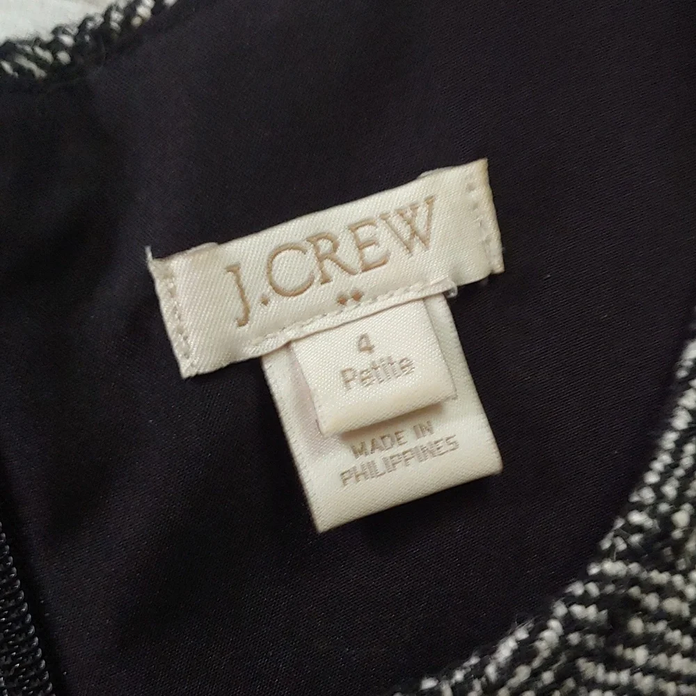 J. CREW CLASSIC TWEED SLEEVELESS DRESS